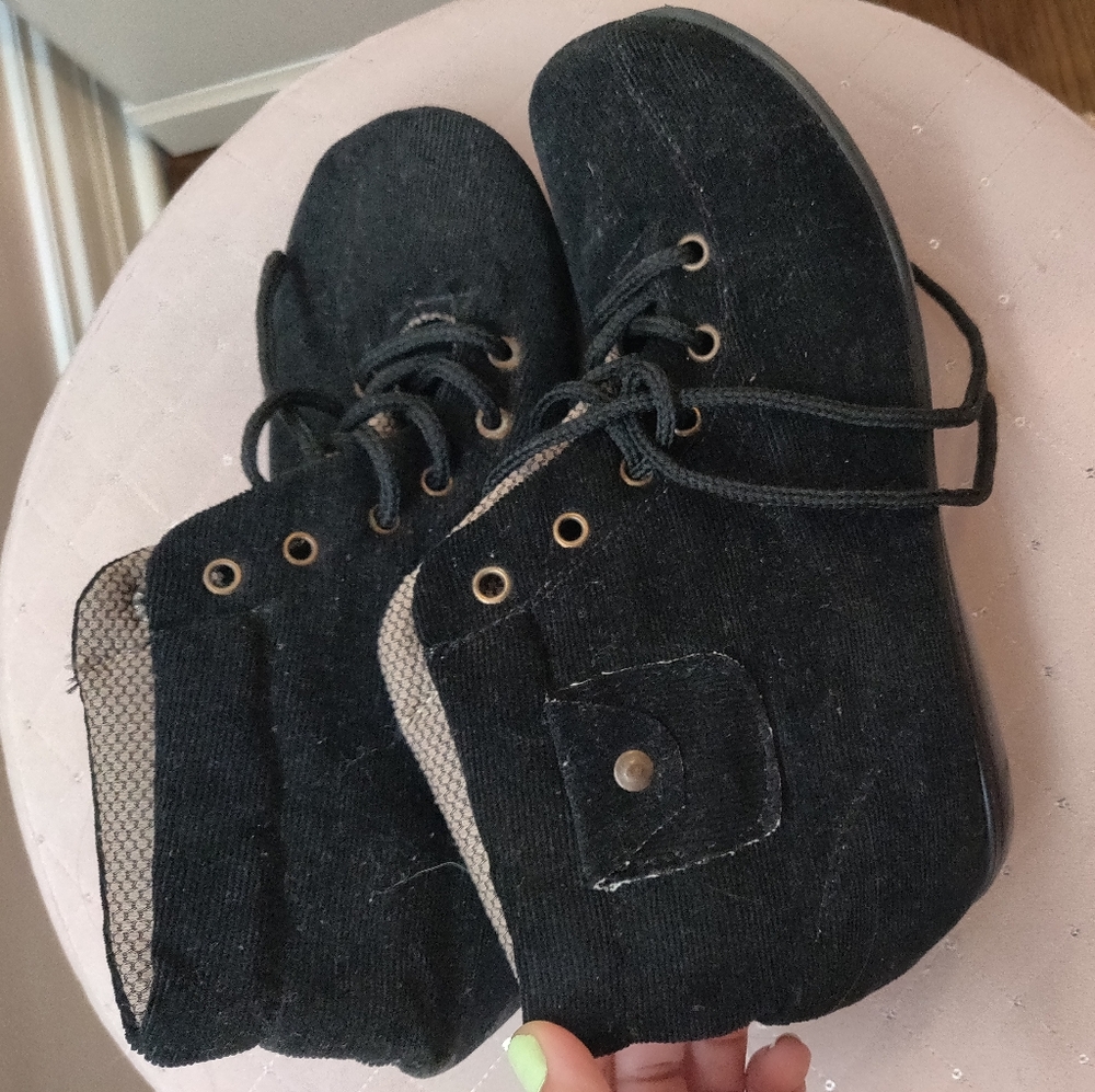 Cute black booties